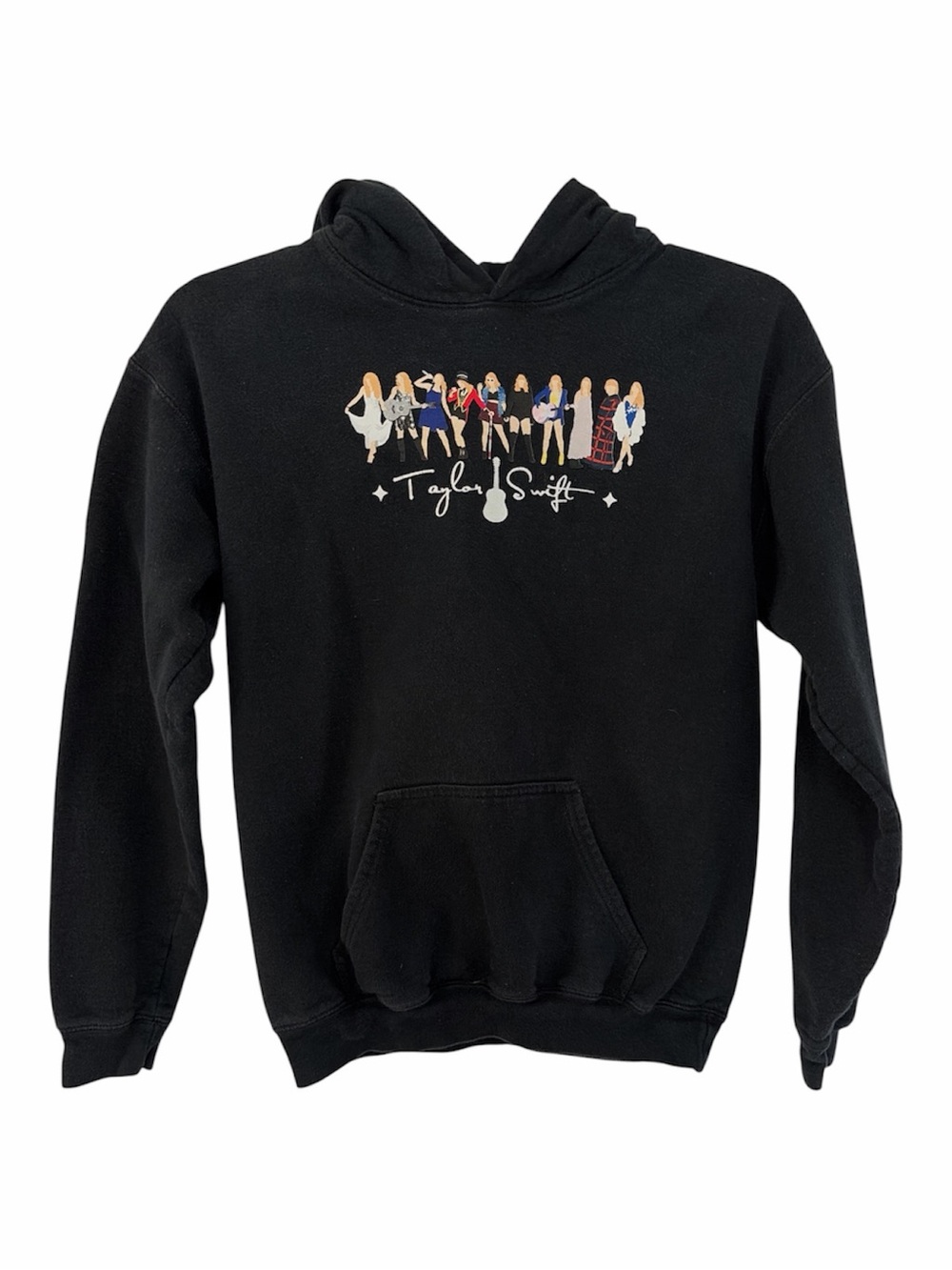 Hoodie with Multicolor Taylor Swift Silhouette Graphic